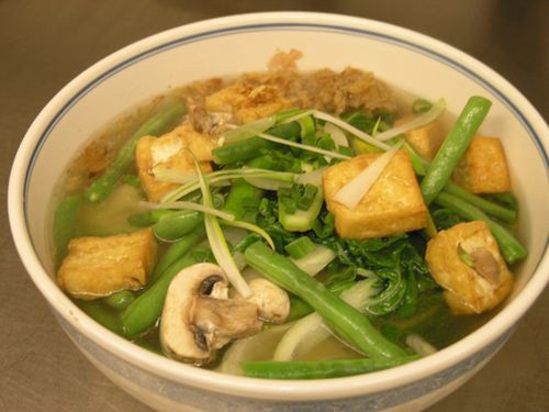 mon chay ngon cho ngay ram: pho chay
