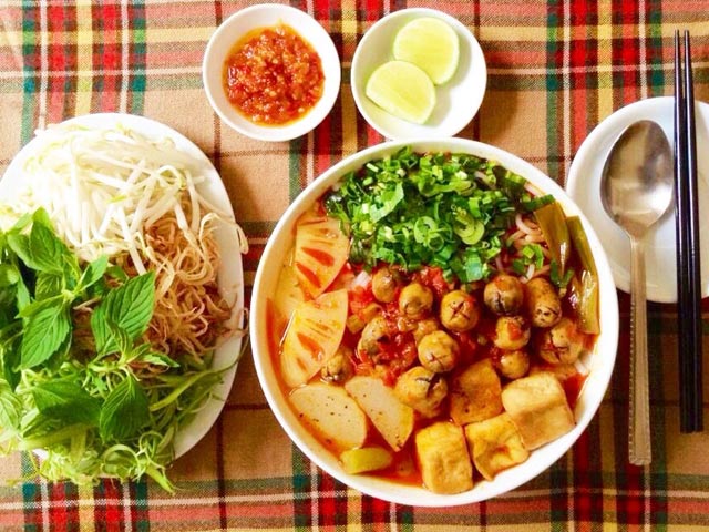 món chay bún huế mon chay bun hue