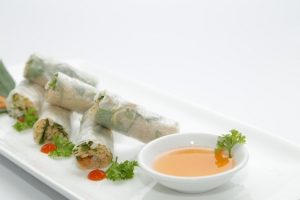 nem chao cuon - mon an chay nhe thanh mat