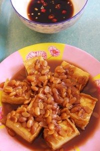 mon chay dau hu kho tuong hat