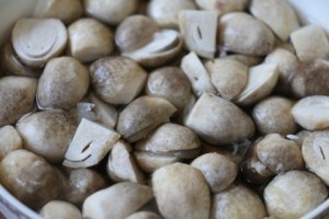 món chay rau muống xào tỏi