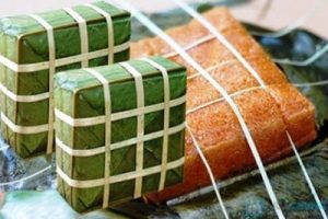 Ăn chay ngày Tết với bánh chưng chay