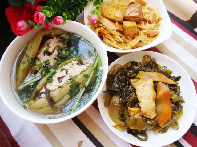 bua com ngon cho ngay an chay