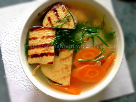 bun ca cai thao ca rot thuan chay