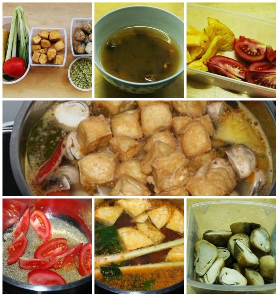 cac buoc thuc hien mon chay bun thai chay chua cay