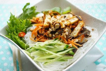 bun xao chay mon chay ngon de thuc hien