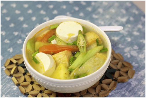 canh chua chay, mon chay ngon mat cho ngay nang nong.