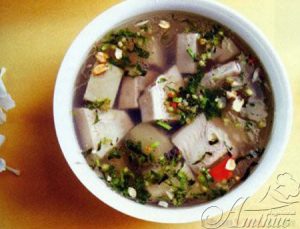 canh mit mon an chay ngon