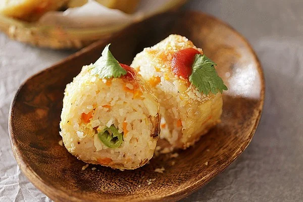 com cuon an chay ngon mieng cho ngay vu lan