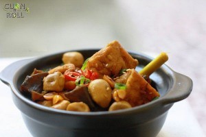 mon chay cu hu dua kho nam