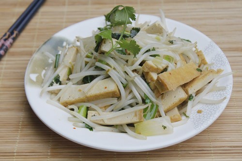 mon chay ngon don gian gia xao dau phu