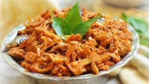 Đổi vị với món chay Mít non xào sả ớt