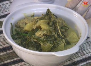 mon chay ca ri cay nuoc dua