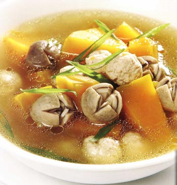 Mon chay canh bí đỏ