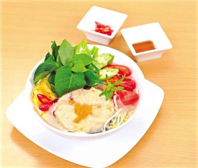 Món chay canh chua cá lóc nấu lá giang mon chay canh chua ca loc nau la giang