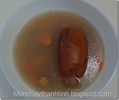 Mon chay canh củ sen