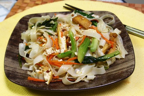 mon chay ngon pho xao chay