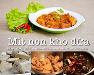 mon an chay ngon mit non kho dua