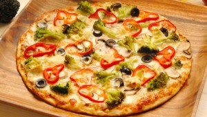 pizza chay kieu y