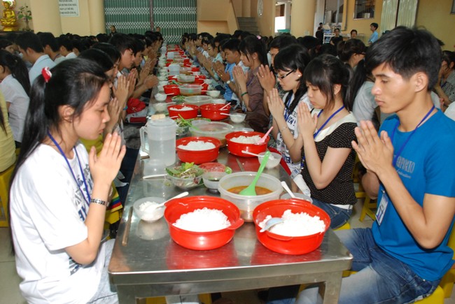 an chay trong chinh niem