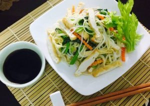 bun xao chay