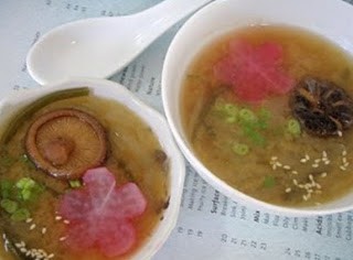Mon chay : Soup bí Miso