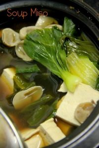 Món chay soup Miso mon chay soup miso