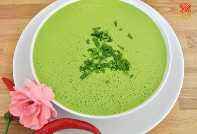 Mon chay soup rau dền tươi