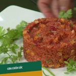 Món chay 225 – Cơm chiên gấc