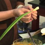 Món chay 47 – Đậu hủ chiên lá dứa