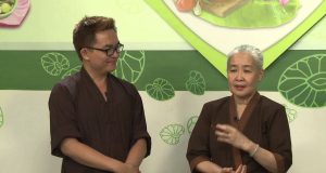 Món chay 48 – Đậu hũ ky kho nướng mè