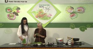 Món chay 20 – Nấm bào ngư hấp gừng